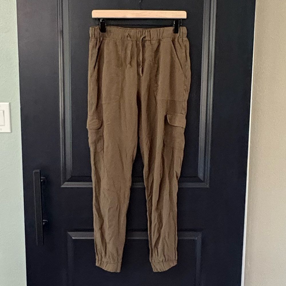 Thread & Supply Olive Green Jogger Cargo Pants